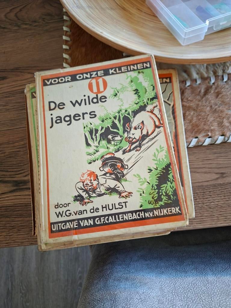 De Wilde Jagers - W.G. van de Hulst (Oud Kinderboek), Ophalen of Verzenden, Gelezen, W.G. van de Hulst, Fictie algemeen