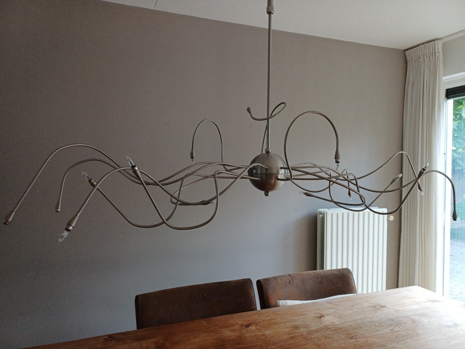 Hanglamp, Ophalen of Verzenden, Gebruikt, Metaal