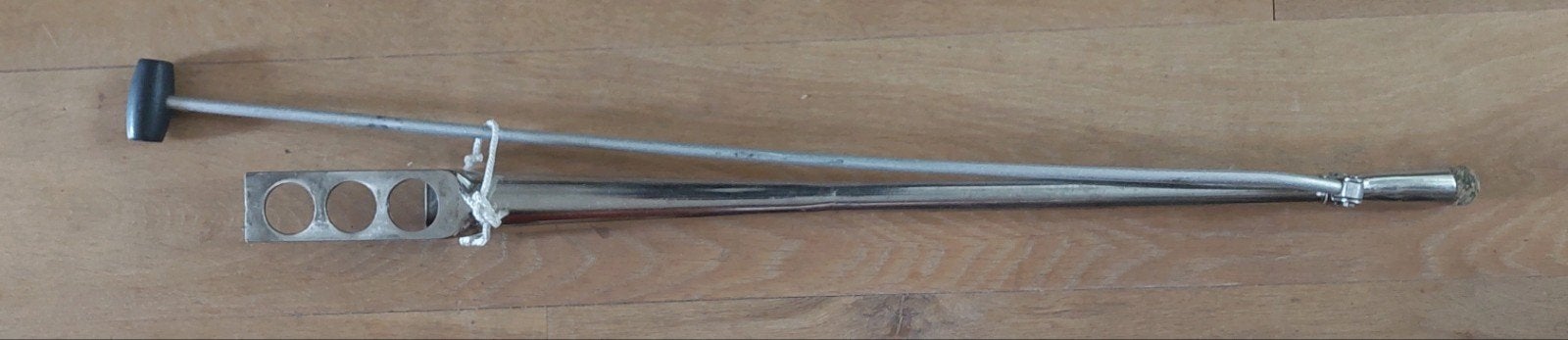 RVS helmstok 85cm, Ophalen, Zo goed als nieuw, Overige typen