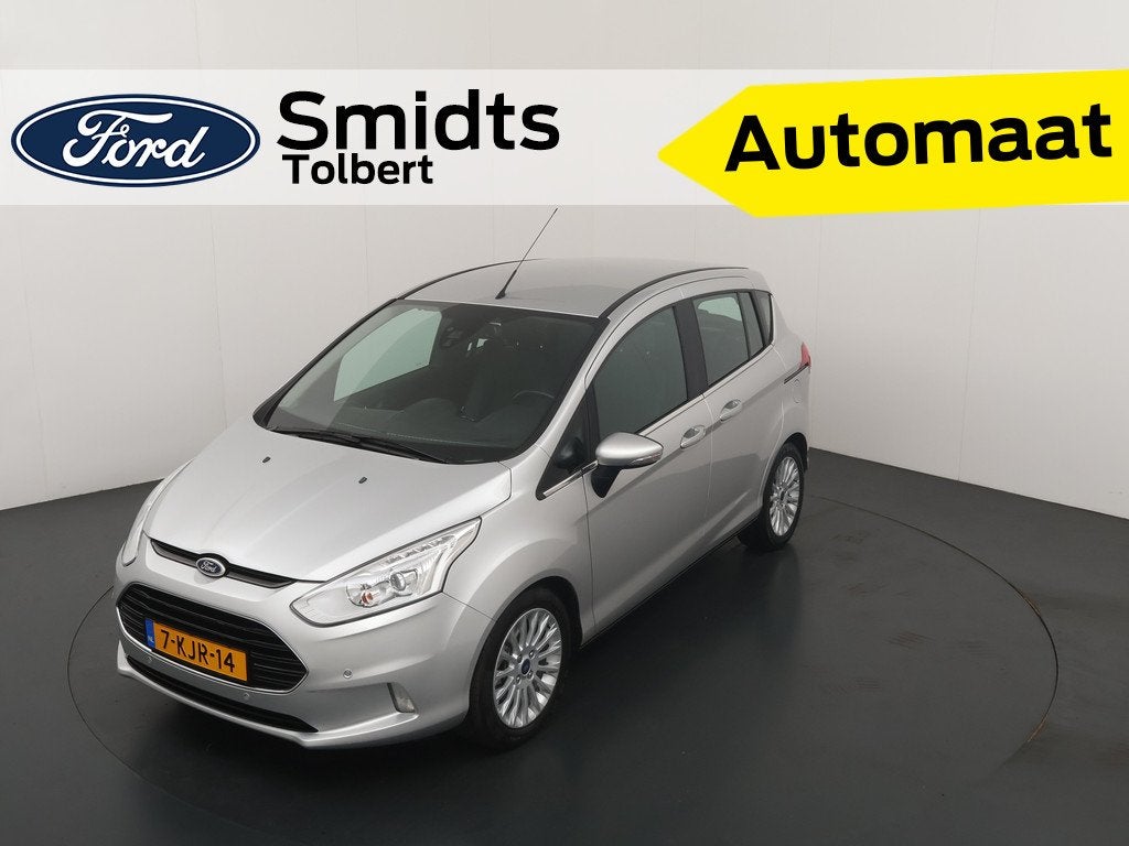 Ford B-MAX 1.6 105PK Titanium | Automaat | Stoel & Voorruitv, Gebruikt, 4 cilinders, B-Max, Leder en Stof