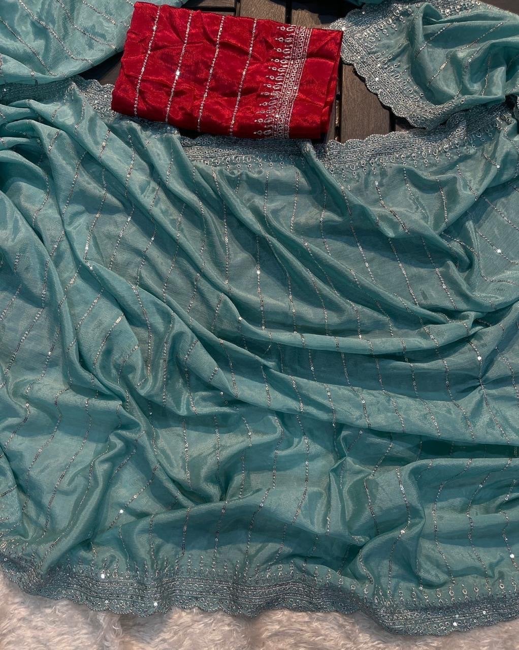 Nieuw Saree - Elegante Indiase Kleding, Kleding | Dames, Ophalen of Verzenden, Nieuw, Meerkleurig