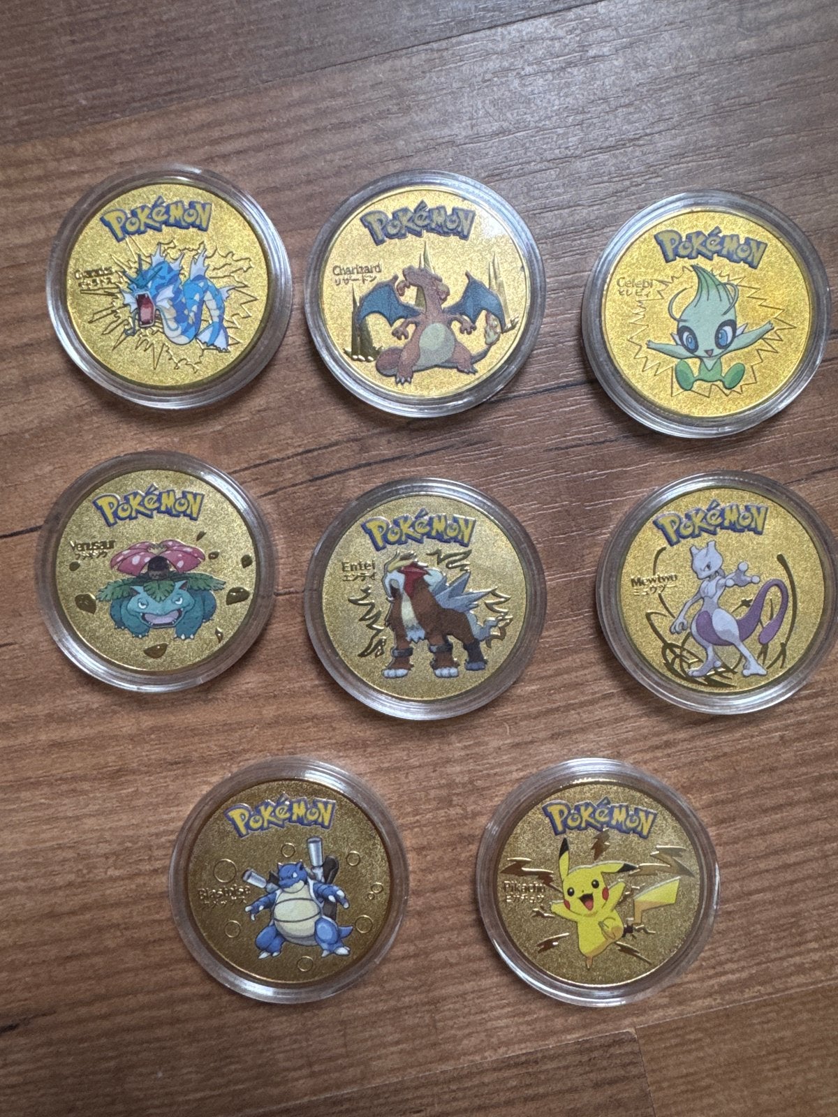 Pokémon Gouden Munten - Set van 7, Ophalen of Verzenden, Zo goed als nieuw, Overige typen