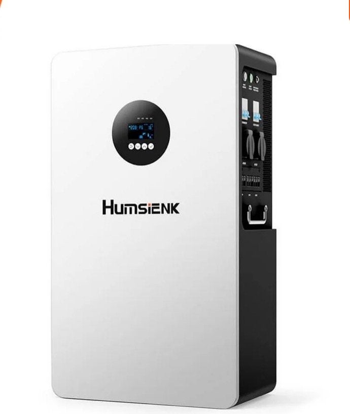 Humsienk 5kw Zonne-energie Omvormer/Accu Systeem, Ophalen, Nieuw, Compleet systeem, 200 wattpiek of meer