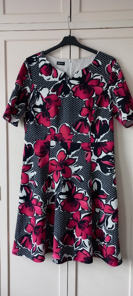 Gerry Weber jurk maat 44 zgan, Meerkleurig, Maat 42/44 (L), Ophalen of Verzenden, Zo goed als nieuw