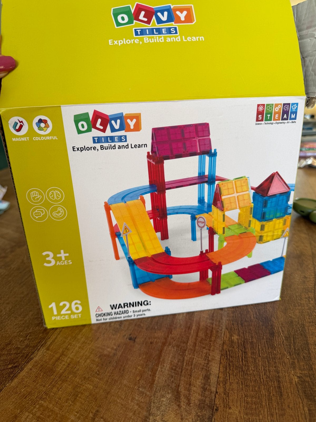 OLVY Tiles Magnetisch Bouwpakket - 126 Delen, Kinderen en Baby's, Ophalen, Gebruikt, Overige merken