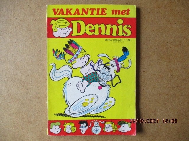 adv4675 vakantie met dennis, Boeken, Stripboeken, Eén stripboek, Ophalen, Gelezen
