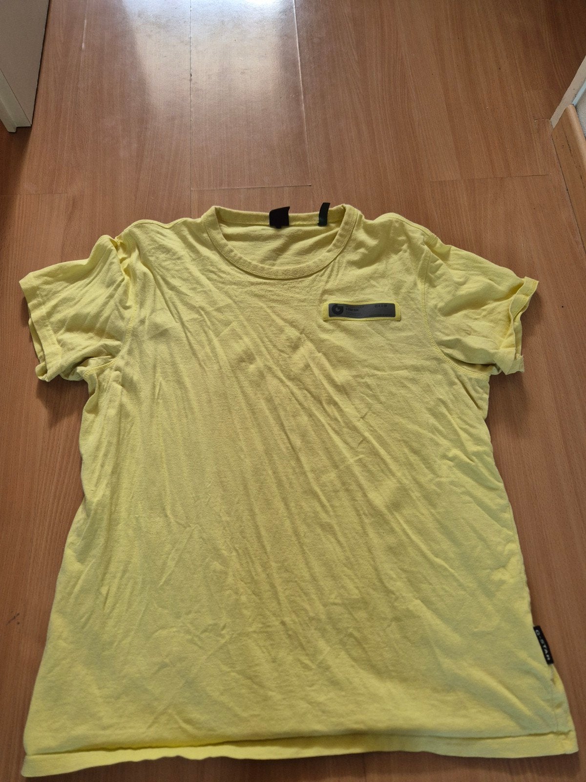 G-Star Raw T-shirt XXL Geel, Kleding | Heren, T-shirts, G-Star Raw, Geel, Overige maten, Ophalen of Verzenden