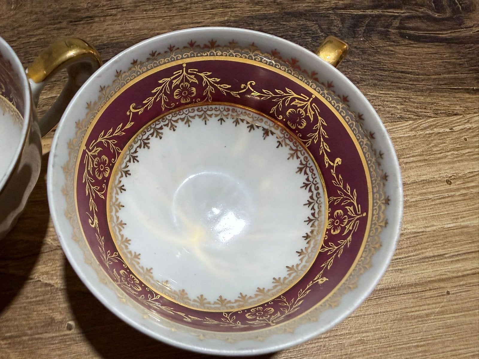Vintage Franse theeset CNP Porcelaine de Luxe 3delig, Ophalen of Verzenden
