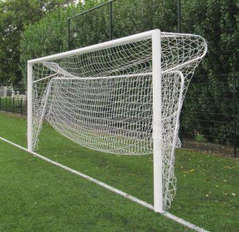 2 vaste voetbaldoelen, Sport en Fitness, Voetbal, Groter dan maat XL, Ophalen, Gebruikt, Clubaccessoires