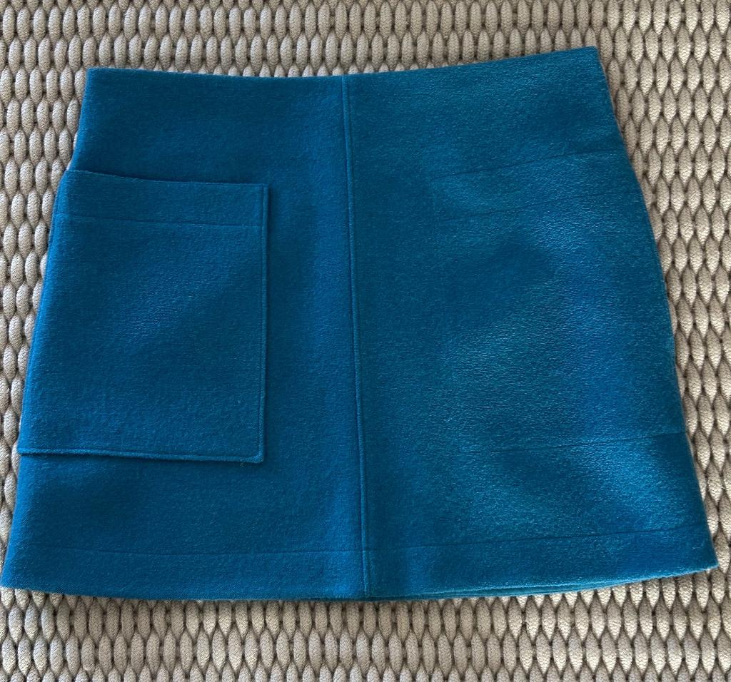 wollen rok COS ,als nieuw, Maat 38/40 (M), COS, Blauw, Ophalen of Verzenden