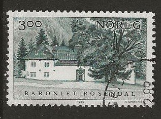 Noorwegen 2, huis, Verzenden, Noorwegen, Gestempeld