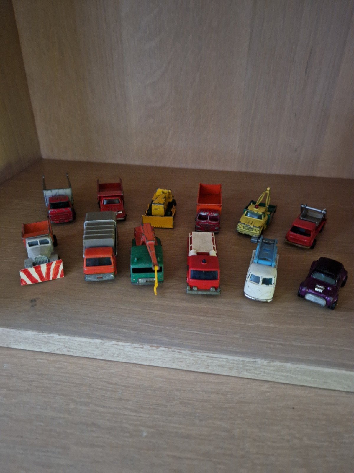 Matchbox, Lesney, Husky, Corgi autootjes - 12 stuks, Ophalen of Verzenden, Gebruikt