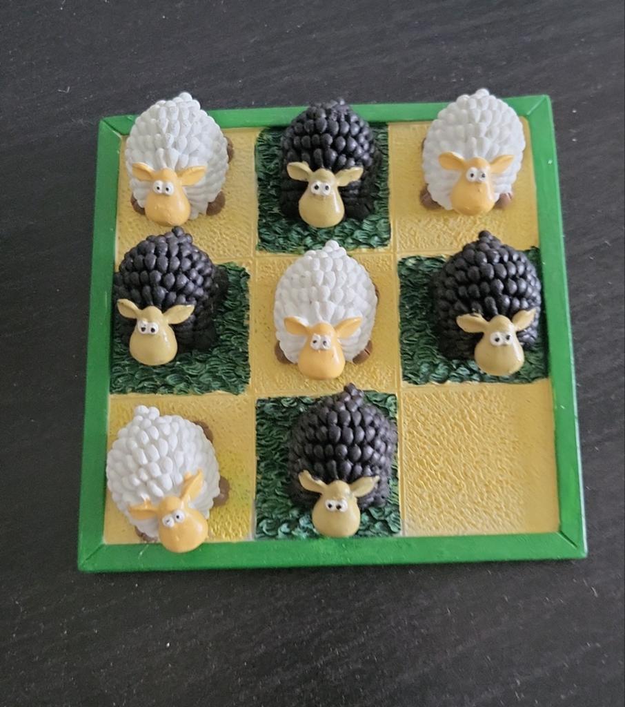 Boter Kaas en Eieren spel met Texelse schaapjes, Een of twee spelers, Ophalen of Verzenden, Zo goed als nieuw