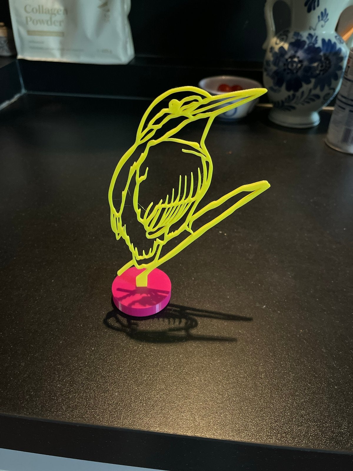 IJsvogel Decoratie - Joeff Muuss Stijl, Huis en Inrichting, Meerkleurig, Nieuw, Kunststof, Ophalen of Verzenden