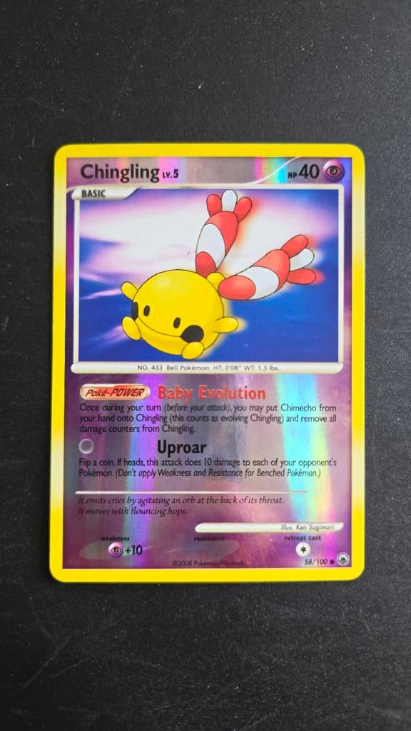 Chingling #58 Reverse Holo Diamond Pearl Majestic Dawn mint, Ophalen of Verzenden, Zo goed als nieuw, Losse kaart, Foil