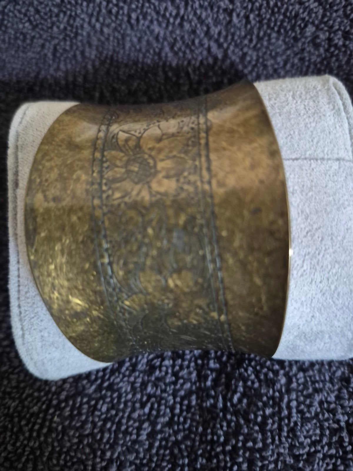 Vintage Gouden Armband met Gedetailleerd Patroon, Ophalen of Verzenden, Gebruikt, Goud, Overige materialen