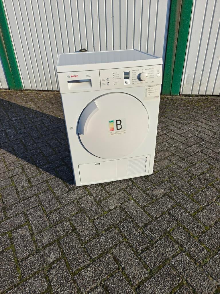 Bosch Maxx 7 condensdroger 7kg B klasse in prima staat., Ophalen, 6 tot 8 kg, Gebruikt, Anti-kreukfase