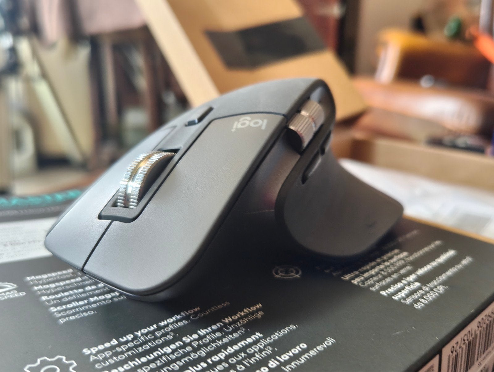 Logitech MX Master 3S Draadloze Ergonomische Muis, Computers en Software, Rechtshandig, Muis, Ergonomisch, Logitech