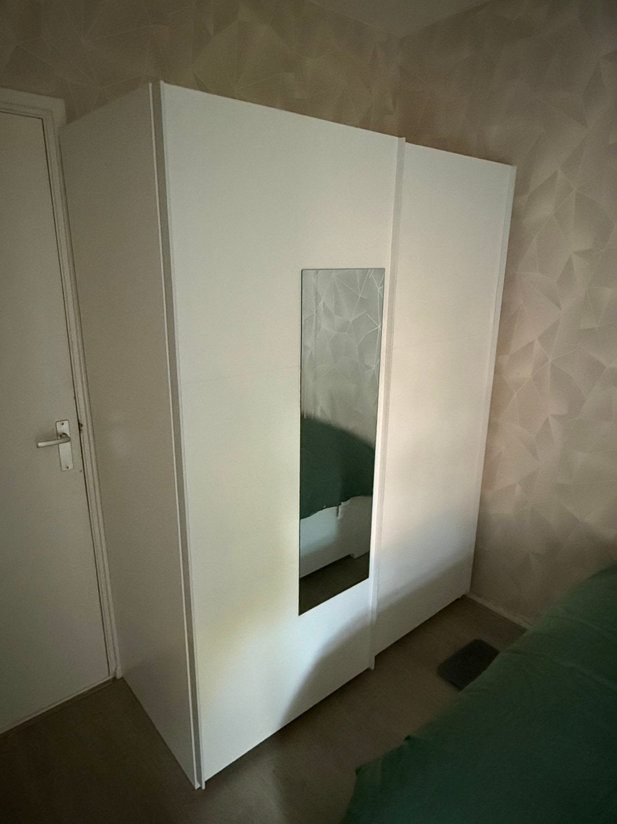 JYSK RABERG kledingkast, Ophalen, 100 tot 150 cm, 200 cm of meer, Zo goed als nieuw