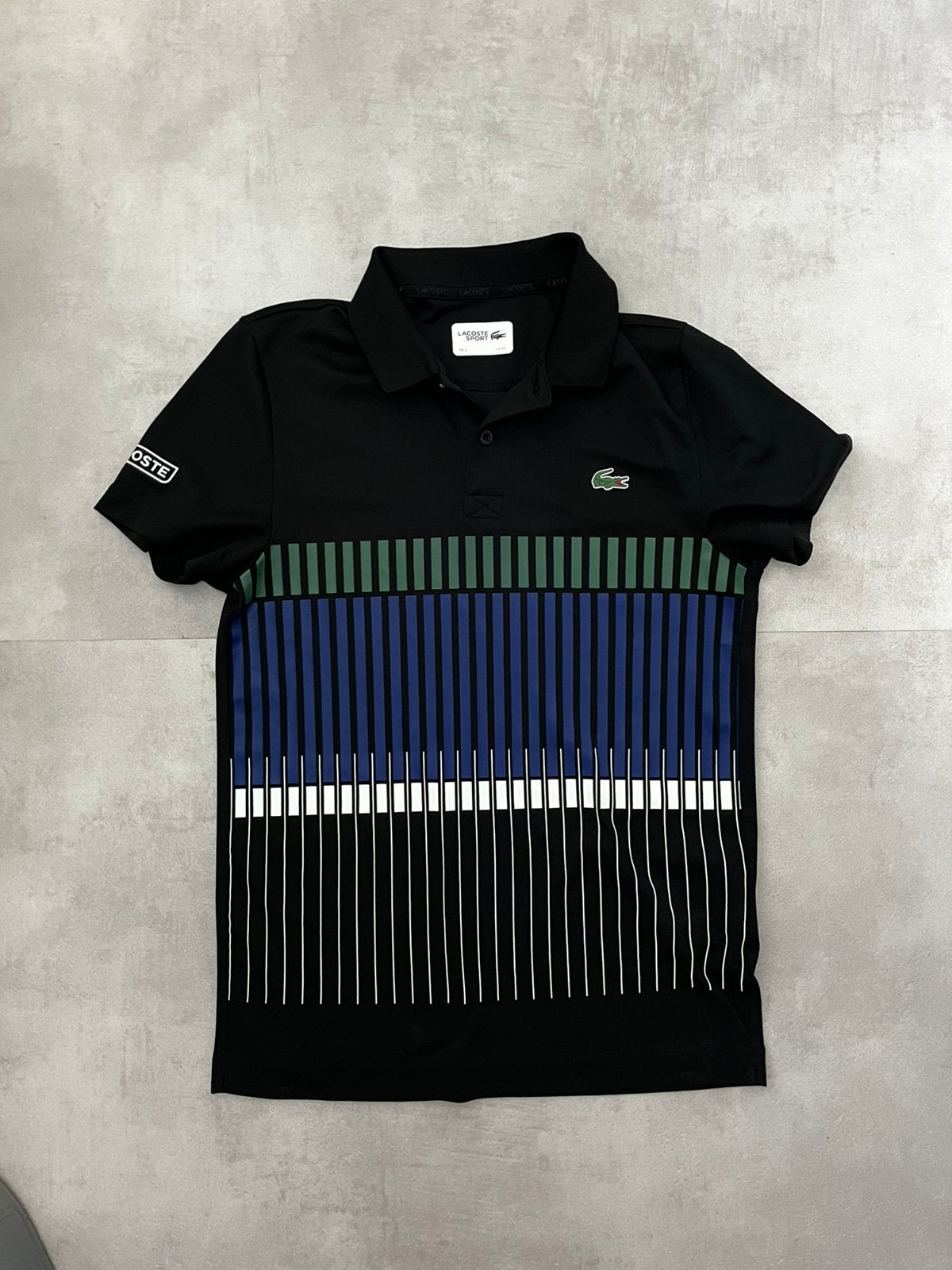 New Lacoste Sport Ultra Dry polo shirt XS 2, Ophalen of Verzenden, Nieuw, Maat 46 (S) of kleiner, Zwart