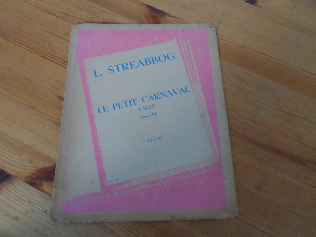 Streabbog, Gebruikt, Ophalen of Verzenden, Artiest of Componist, Piano