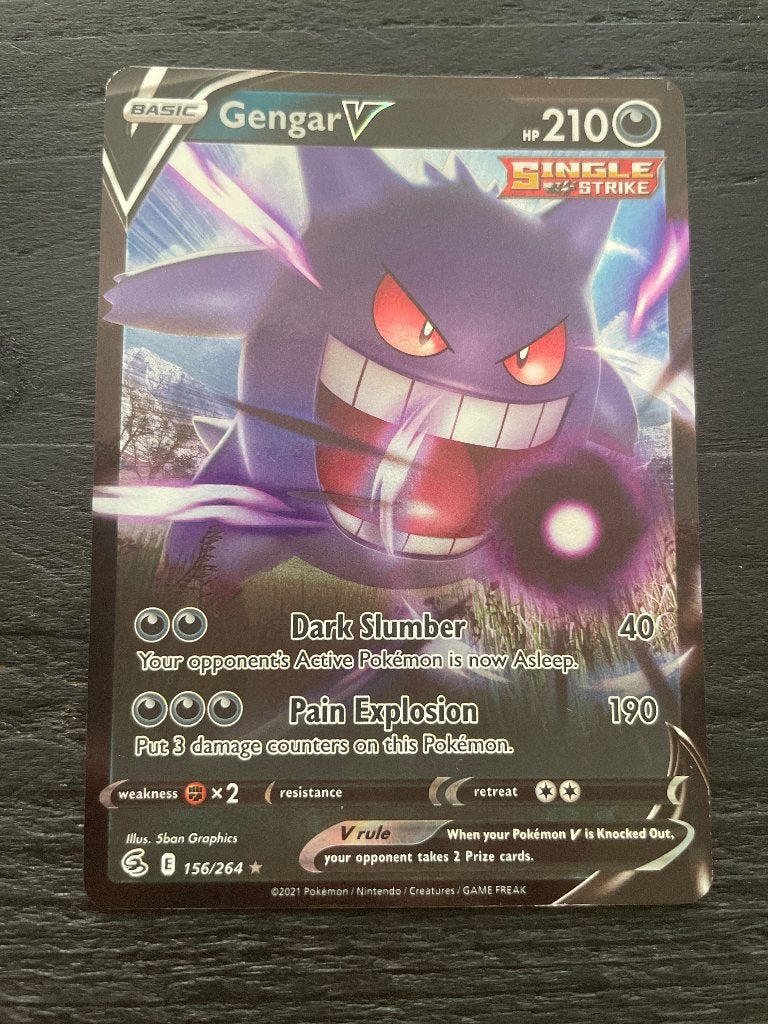 Gengar #156, Ophalen of Verzenden, Nieuw, Losse kaart, Foil