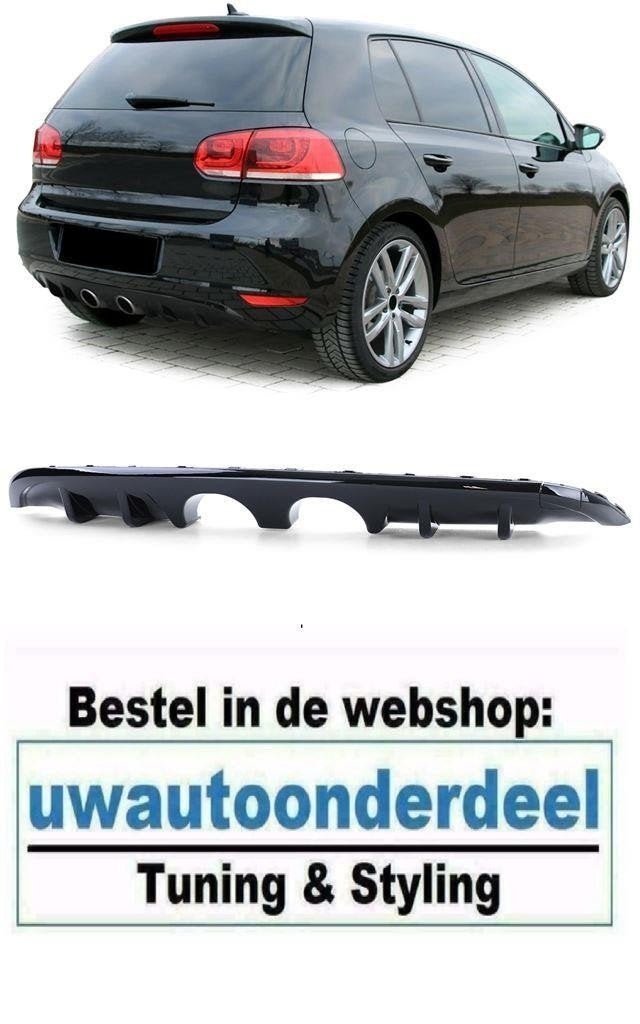 R32 R20 Look Diffuser Voor VW Golf 6 Achterbumper