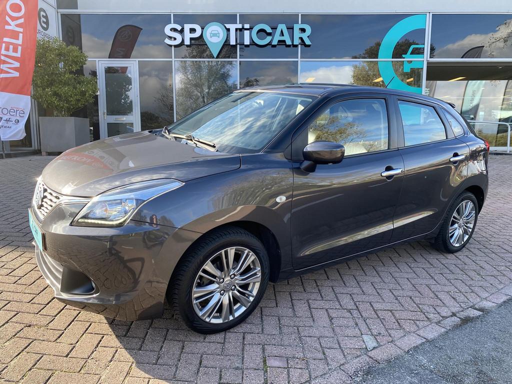 Suzuki Baleno 1.2 90 pk Exclusive Automaat Leder (bj 2018), Auto's, Suzuki, Gebruikt, 4 cilinders, 1000 kg, Zilver of Grijs