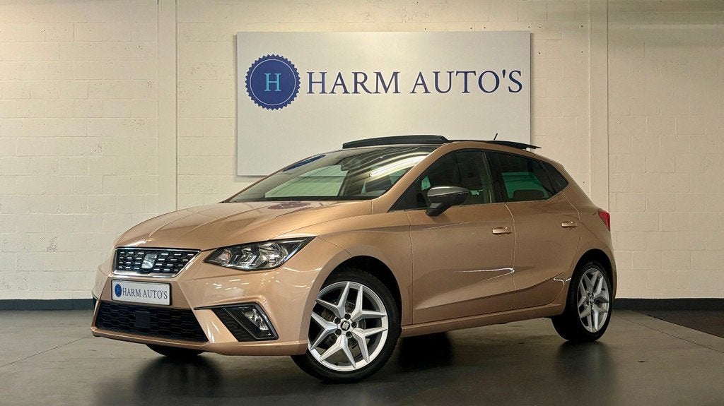 SEAT Ibiza 1.0 TSI Excellence Pano / Clima / Cruise / PDC /, Stof, Gebruikt, Ibiza, Origineel Nederlands