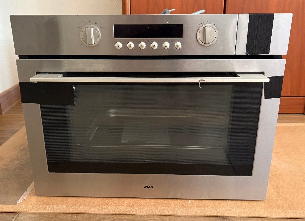 Atag inbouw Stoomoven, Witgoed en Apparatuur, Ovens, Ophalen, Minder dan 45 cm, Gebruikt, Stoom