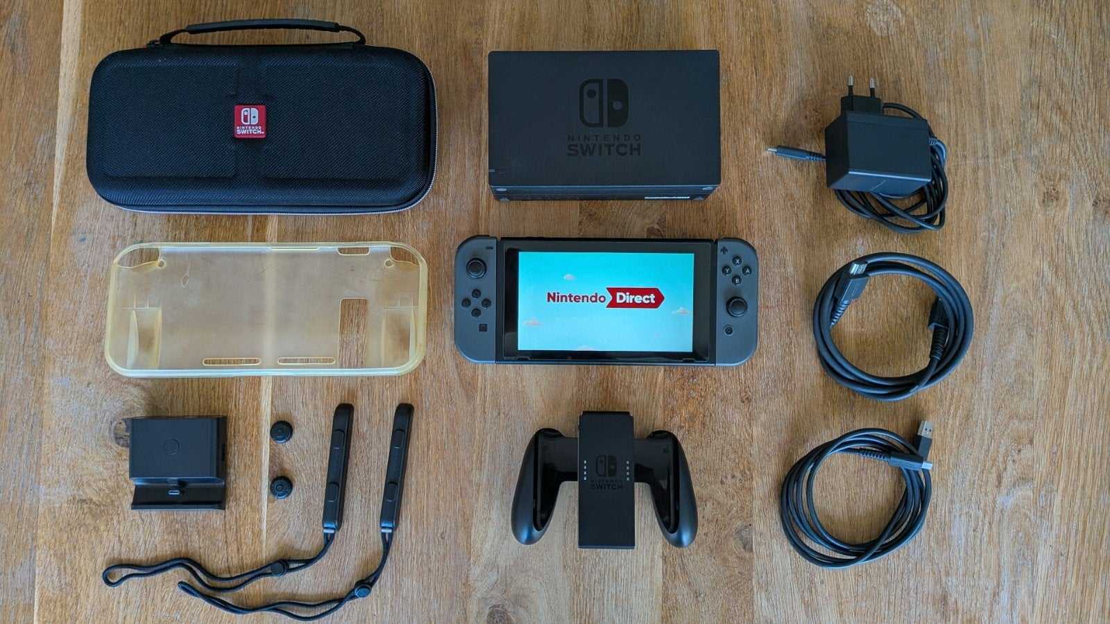 Nintendo Switch 2019 model (V2) compleet + dock + draagtas, Ophalen of Verzenden, Gebruikt, Met 2 controllers, Switch 2019 Upgrade