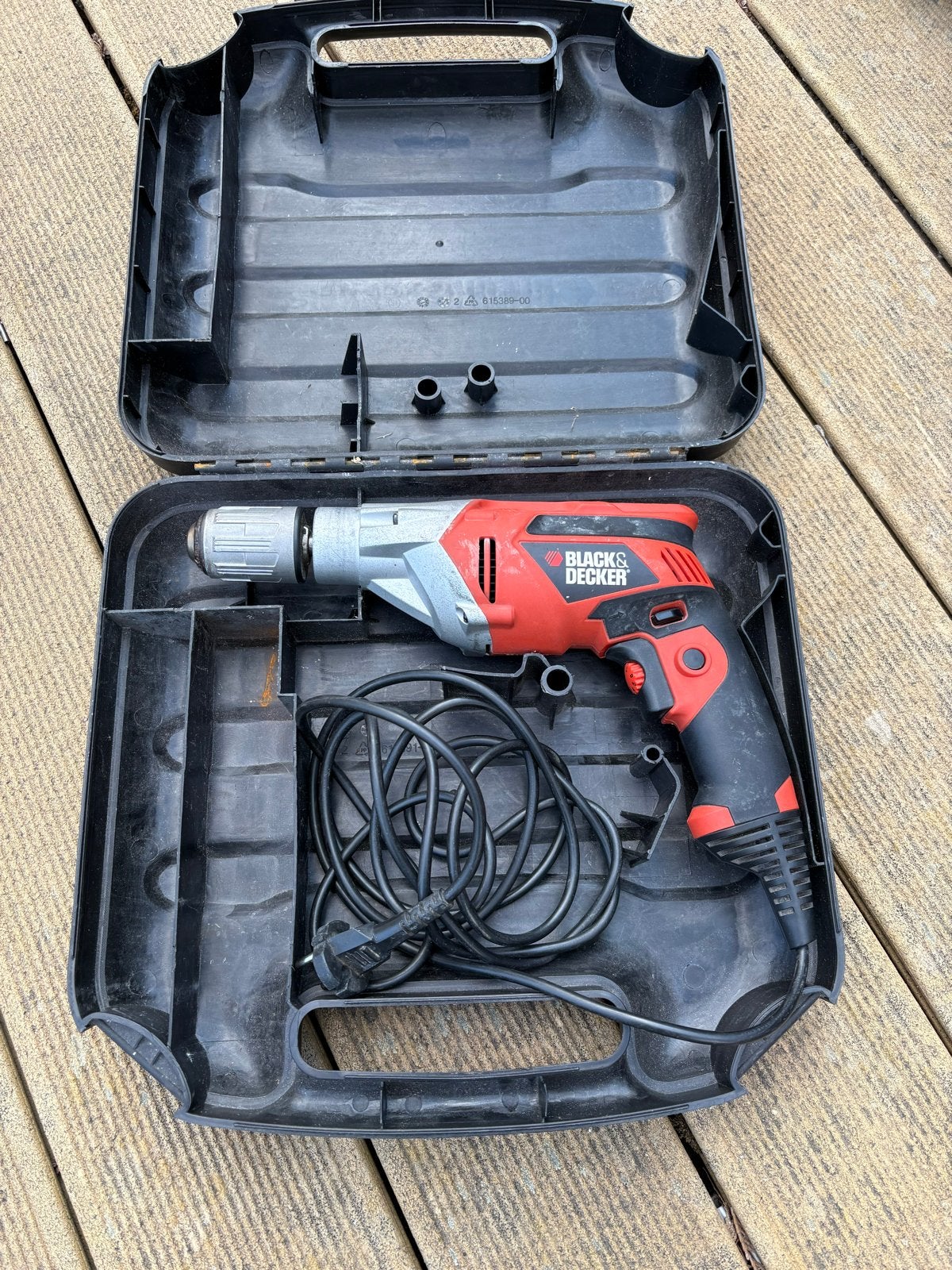 Black & Decker Klopboormachine met koffer, Variabele snelheid, Ophalen, Boormachine, Gebruikt