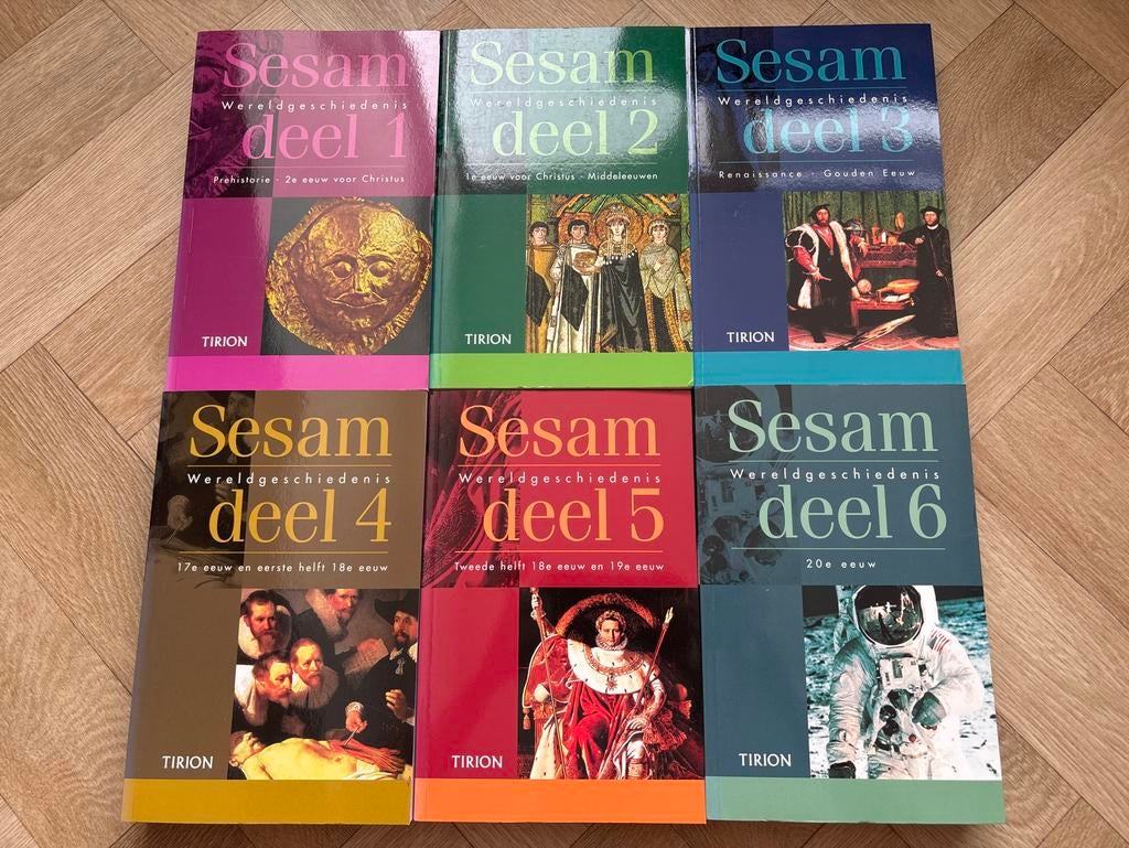 Sesam Wereldgeschiedenis, 6 delen, Boeken, Ophalen of Verzenden, 20e eeuw of later, Zo goed als nieuw, Overige gebieden