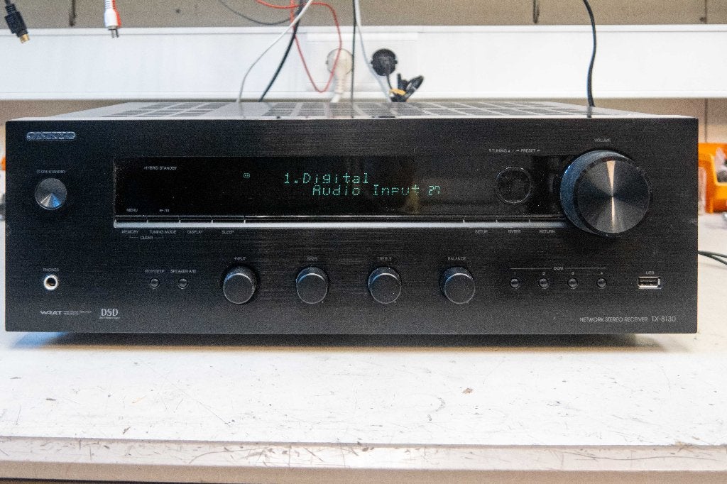 Onkyo TX8130 receiver, Gebruikt, Ophalen of Verzenden, 120 watt of meer, Stereo