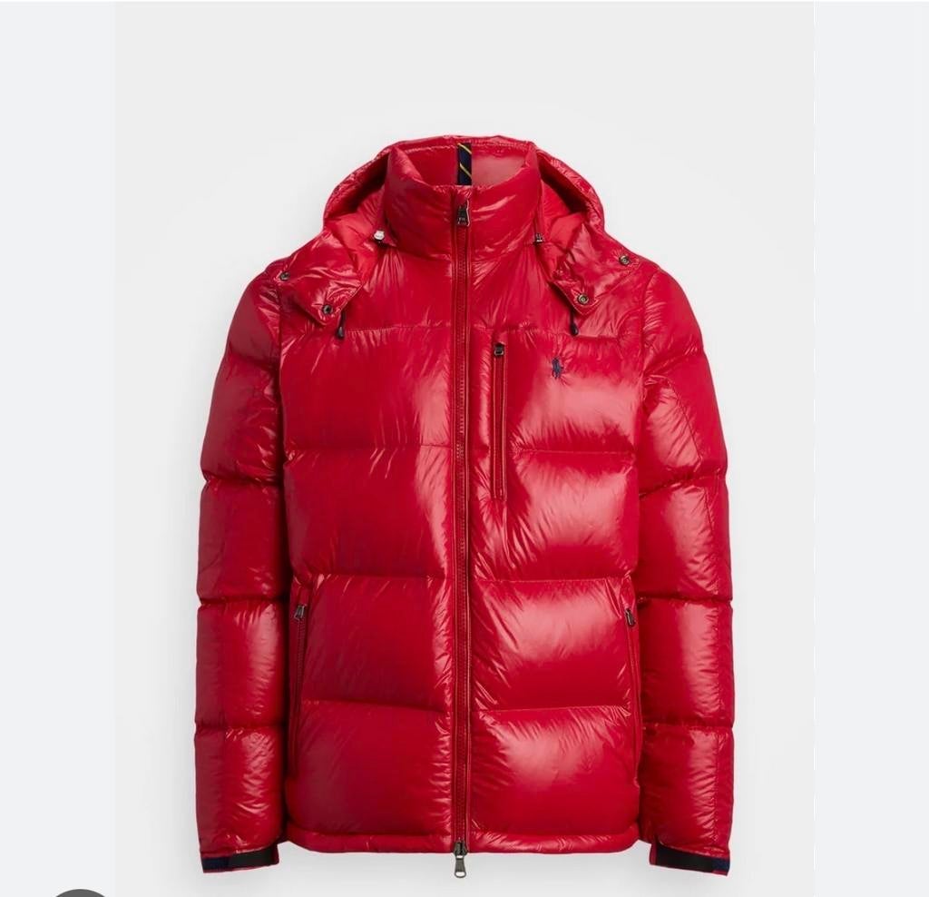 Polo Ralph Lauren donsjack rood Graham, Ophalen of Verzenden, Zo goed als nieuw, Maat 48/50 (M), Rood