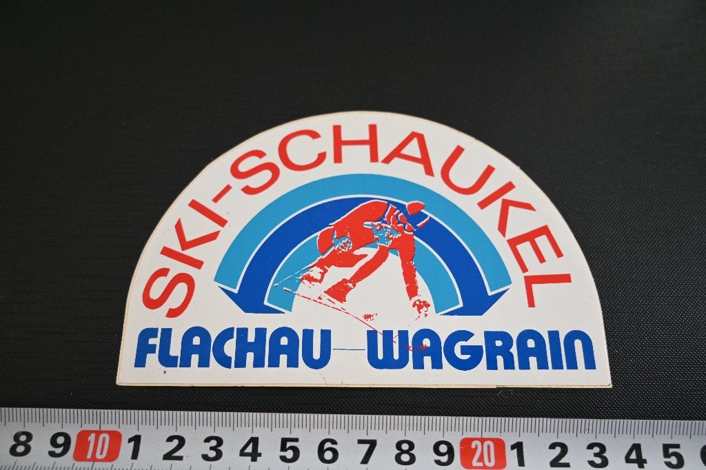 sticker ski-schaukel flachau - wagrain, Ophalen of Verzenden, Zo goed als nieuw