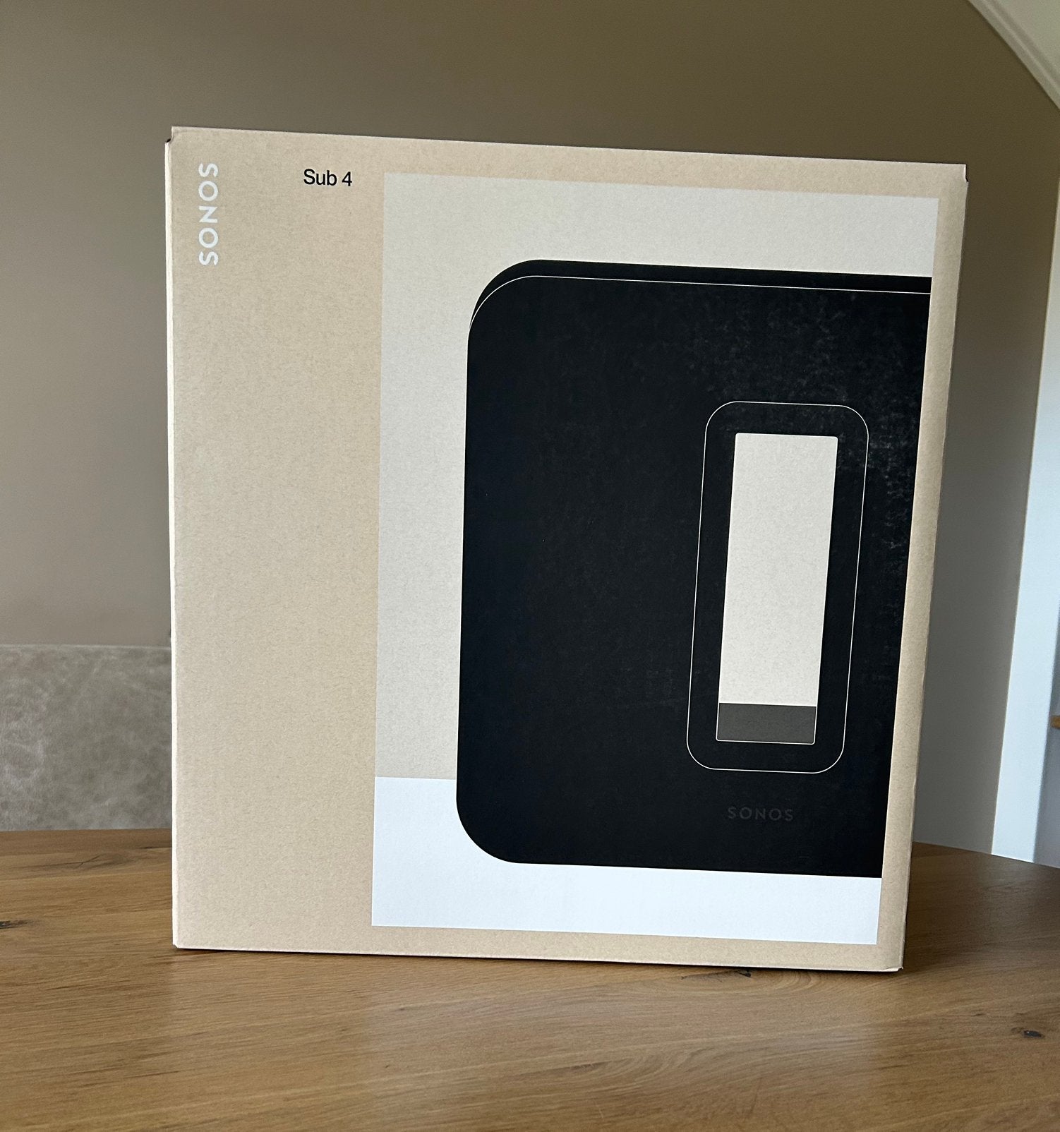 Sonos Sub 4 - Zwart en Wit, Subwoofer, Nieuw, Ophalen of Verzenden, Sonos