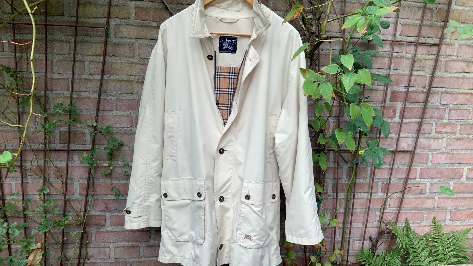 Burberrys’ vintage tussenjas maat 56, Ophalen of Verzenden, Zo goed als nieuw, Maat 56/58 (XL), Beige