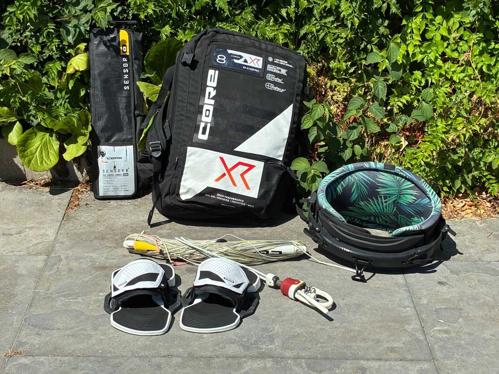 Core Ride Engine kite XR , pads Carbon trapeze sensor 3 bar, Watersport en Boten, Kitesurfen, Geen board, Ophalen of Verzenden