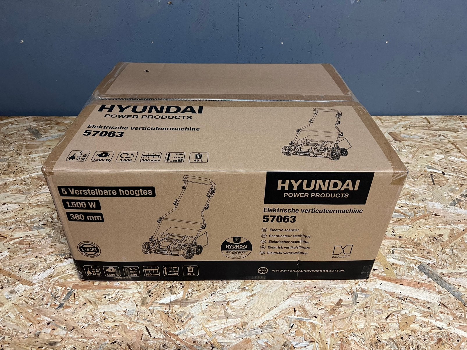 Hyundai elektrische verticuteermachine, Nieuw, Ophalen of Verzenden, Nvt, Nvt