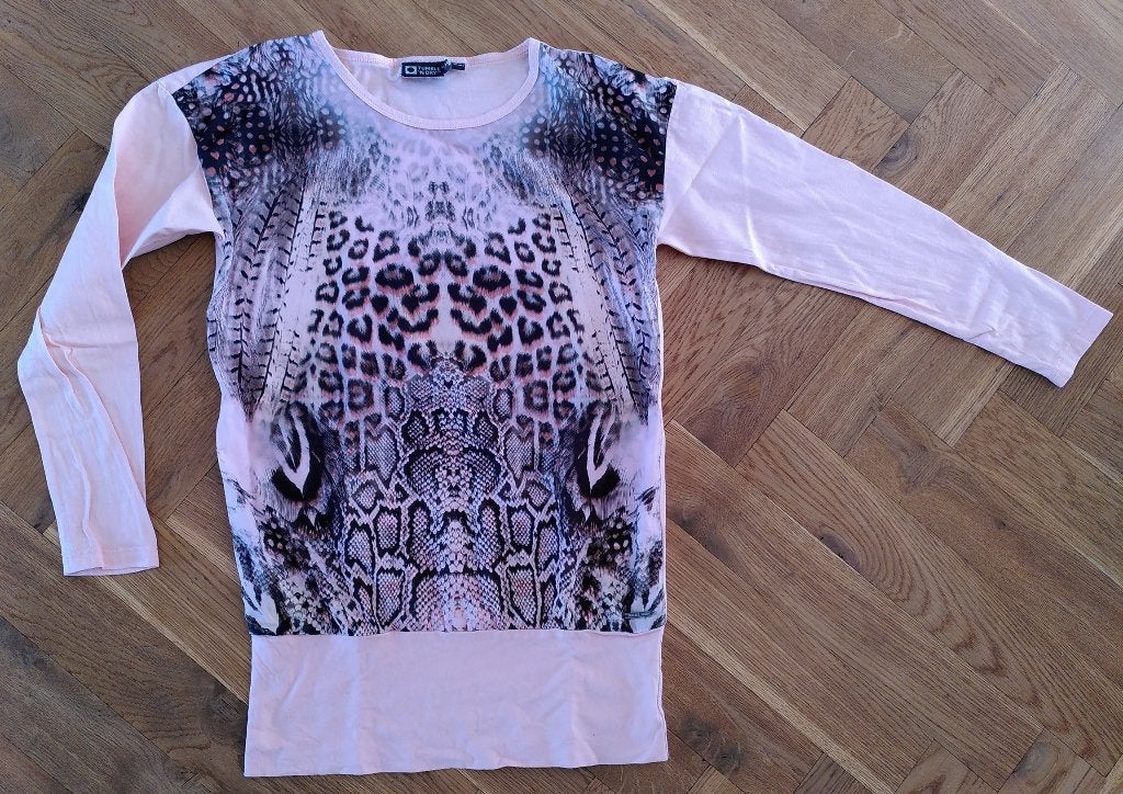 Tumble 'N Dry - roze shirt lange mouw /longsleeve - maat 146, Tumble 'n Dry, Meisje, Ophalen of Verzenden, Zo goed als nieuw