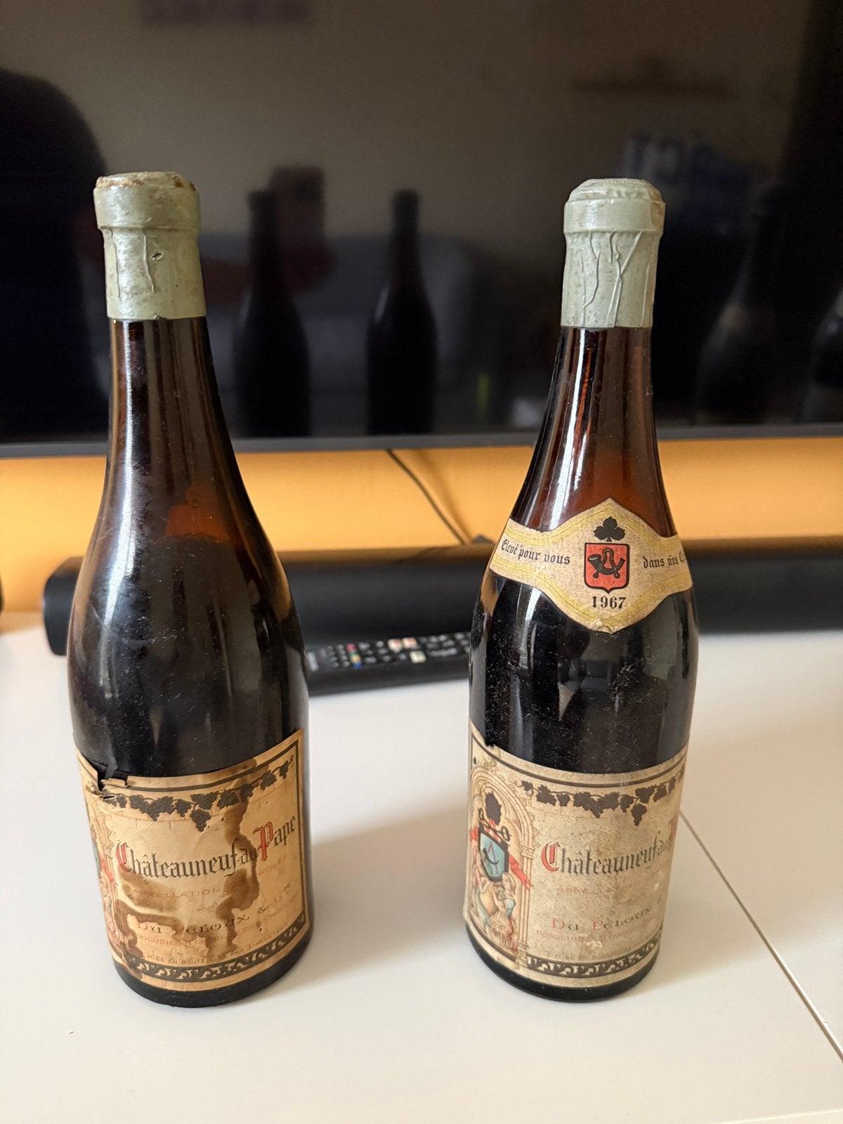 CHÂTEAUNEUF-DU-PAPE WIJNEN 1967, Ophalen, Zo goed als nieuw, Frankrijk, Overige typen