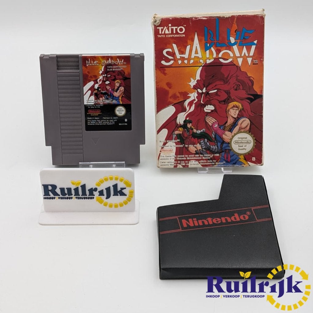 Blue Shadow - Nintendo NES Game met doosje en boekje, Spelcomputers en Games, Nintendo, Zo goed als nieuw, Support@nintendo.com