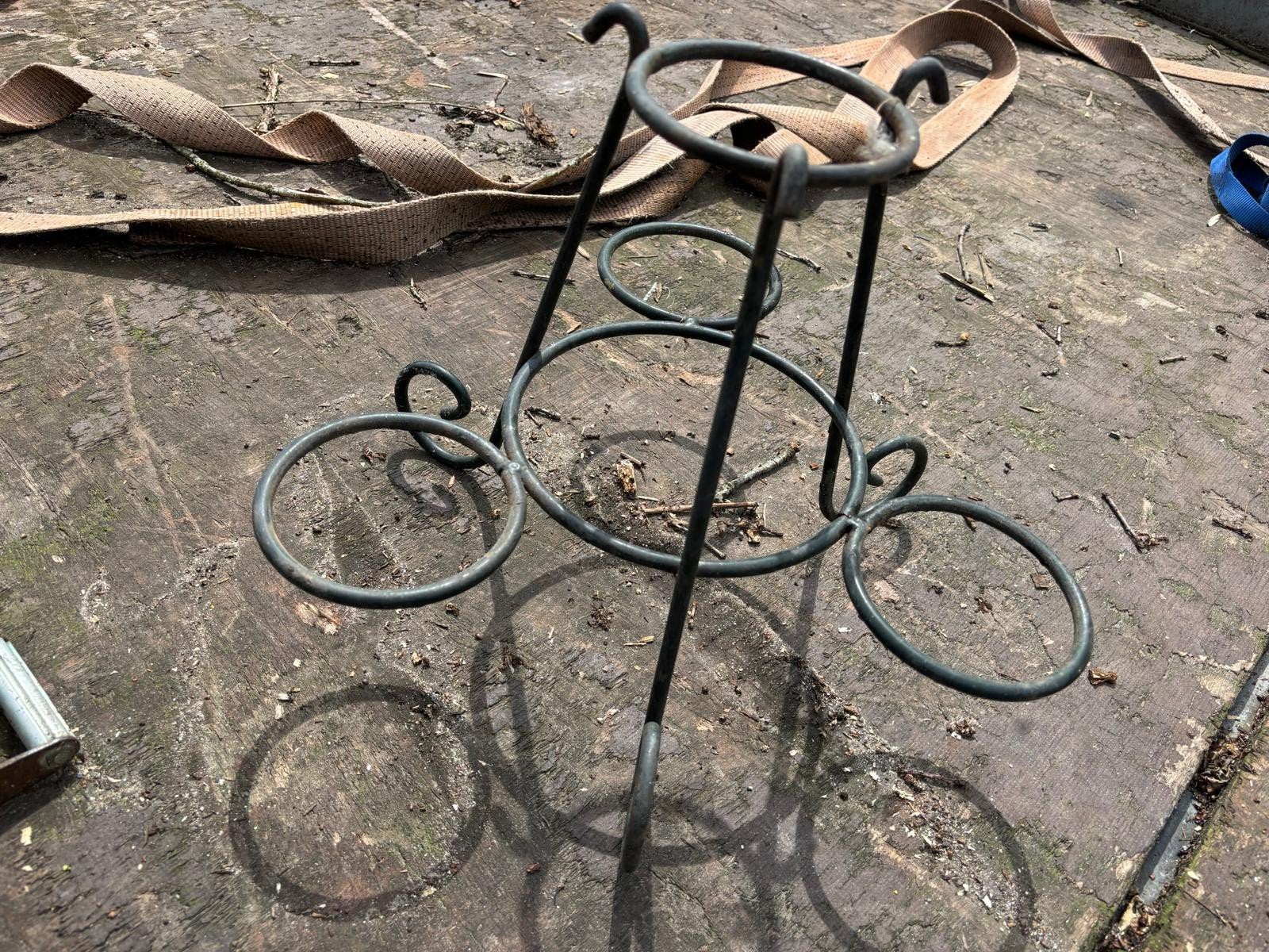 Planten houder, Ophalen, Rond, Metaal, Minder dan 30 cm