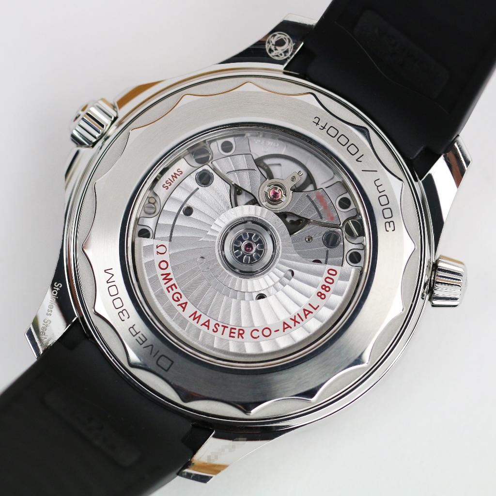 Omega Seamaster Diver 300m 42 (Zeer goed/ 2021), Staal, Polshorloge, Kunststof, Ophalen of Verzenden