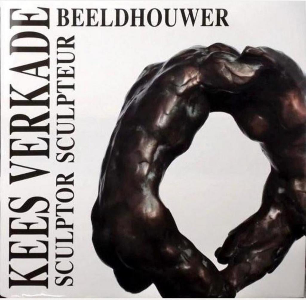 KEES VERKADE Beeldhouwer. Hardcover groot formaat 30x30 cm, Boeken, Kunst en Cultuur | Beeldend, Zo goed als nieuw, Beeldhouwkunst