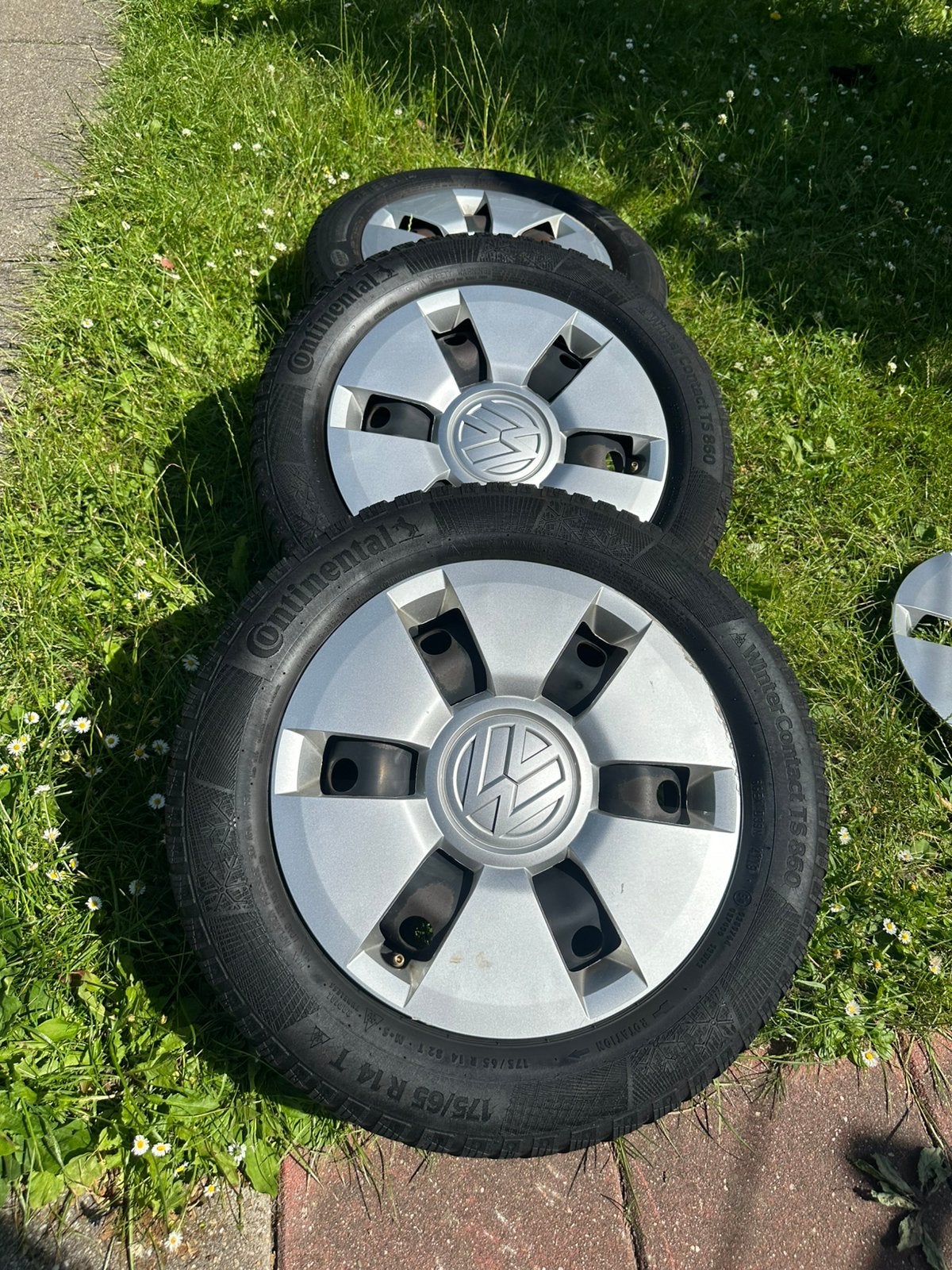 Zomer/winterbanden 175 65 14. VW up!, Seat Mii, Skoda Citigo, Ophalen