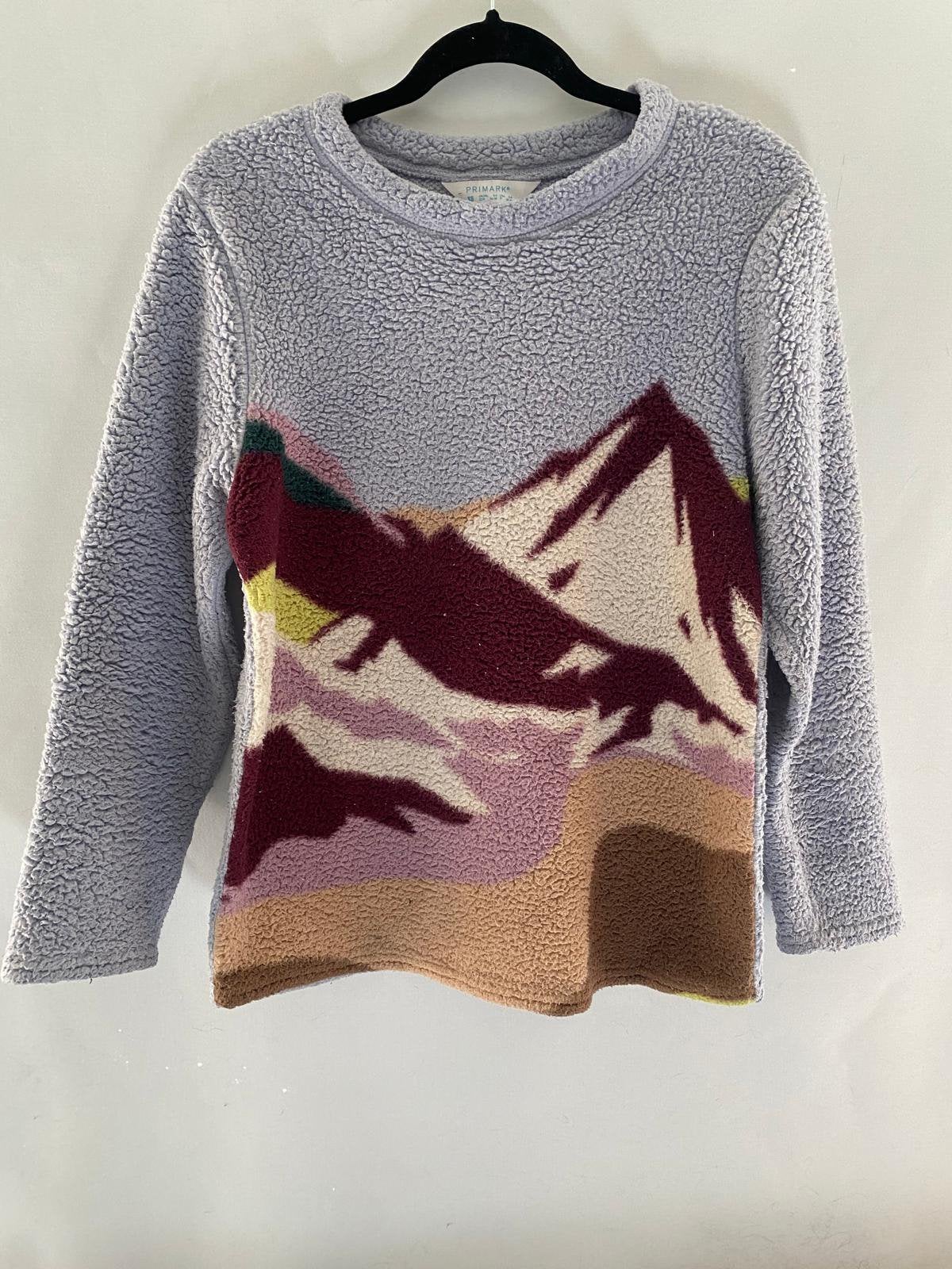 Primark teddy fleece trui met bergprint – maat XS / 34, Ophalen of Verzenden, Gedragen, Maat 34 (XS) of kleiner, Overige kleuren