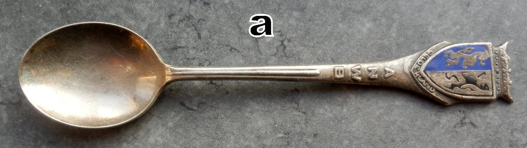 B17 theelepeltje anwb gelderland ( a ), Verzamelen, Ophalen of Verzenden, Zo goed als nieuw, Metaal, Bestek