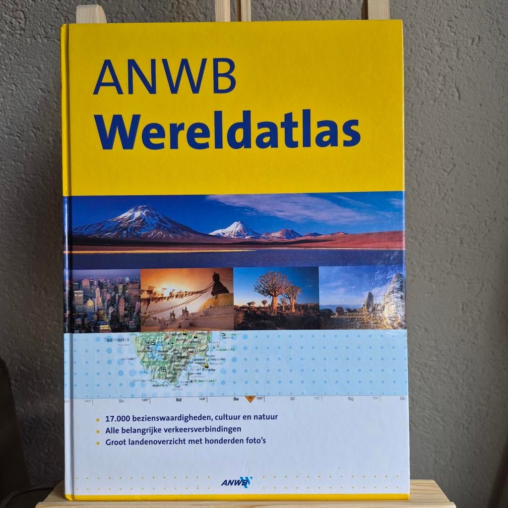 Wereldatlas ANWB, Boeken, Atlassen en Landkaarten, Ophalen of Verzenden, Zo goed als nieuw, 2000 tot heden, Landkaart